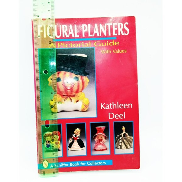 Figural Planters A Pictorial Guide Kathleen Deel 1996 9x6 Paperback Guide Floral - Picture 2 of 12